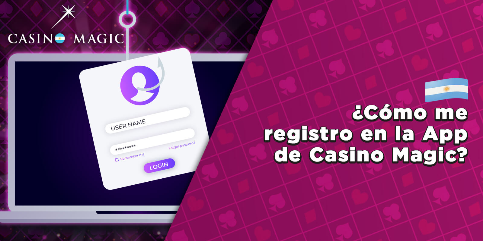 ¿Cómo me registro en la App de Casino Magic?